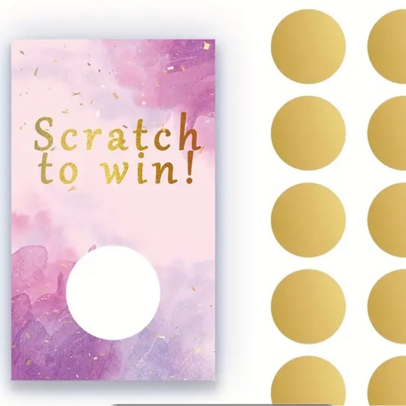 Scratch Off Seller Discount/Givvy Cards (Pack of 10) - Picture 2 of 4